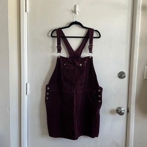 ASOS Curve Corduroy Overall Dress